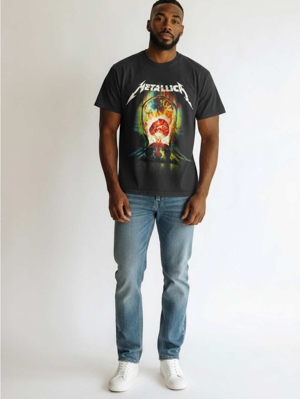 Metallica Black Graphic Band Tee